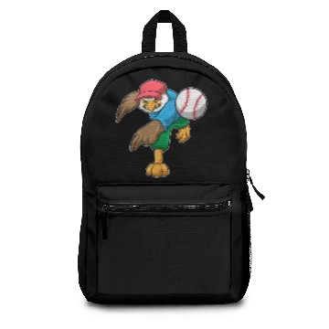 Discover Hawk at Baseball with Baseball bat Backpacks