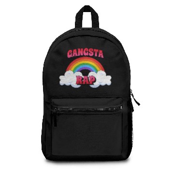 Discover Gangsta Rap Rainbow Art Design for Gangster Rapper Backpacks