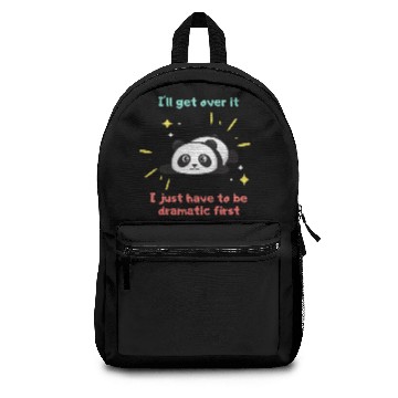 Discover I ll get over it Panda Backpacks
