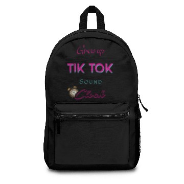 Discover Tik Tok the sound of the clock Backpacks