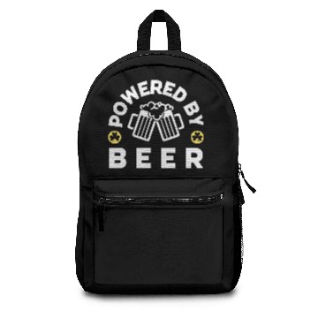 Discover Powered By Beer - Funny St Patricks Day Backpacks