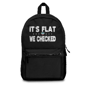 Discover Flat Earth Globe - It's Flat we Checked Backpacks