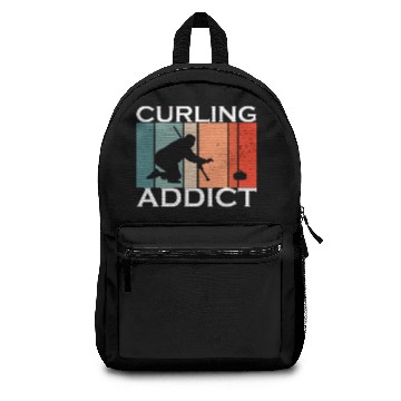 Discover curling Addict Backpacks