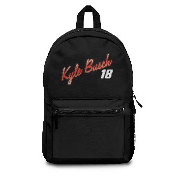 Discover Nascar Kyle Busch Script Backpacks