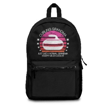 Discover Curling grandma Backpacks