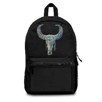 Discover buffalo skull Backpacks