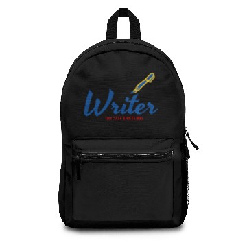 Discover Writer Do Not Disturb Backpacks