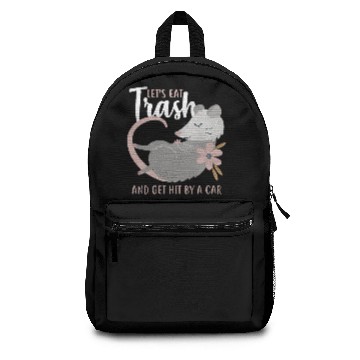 Discover Let's Eat Trash Opossum Backpacks