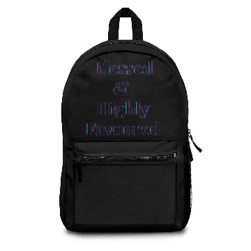 Discover Blessed highly favoured Backpacks