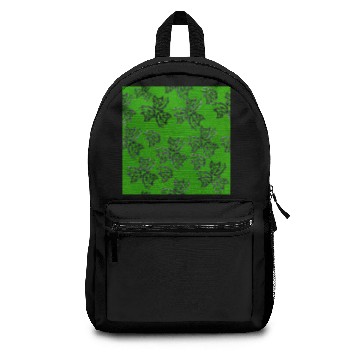 Discover HellCat Pattern Green Backpacks