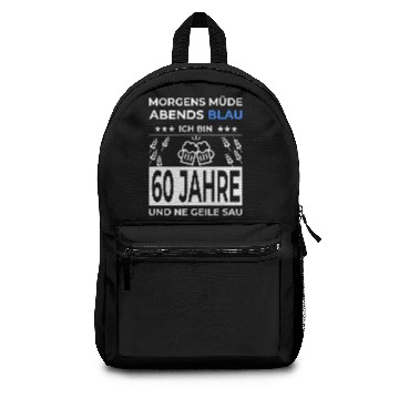 Discover 60th birthday sixty beer saying gift Backpacks