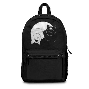 Discover Cat Ying yang Backpacks