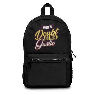 Discover Garlic Chef Kitchen Backpacks