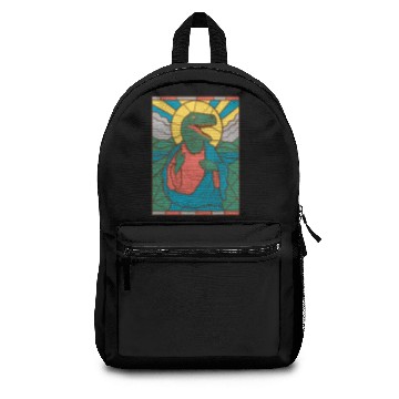 Discover RAPTOR JESUS STAINED GLASS Backpacks