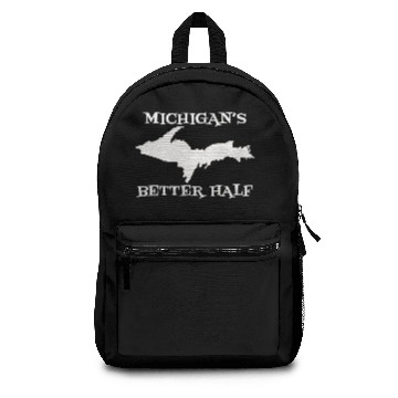 Discover Michigan Better Half Upper Peninsula Yoopers 906 U Backpacks