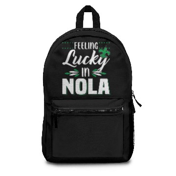Discover Feeling Lucky In Nola Backpacks