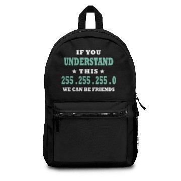 Discover Subnetwork Computer Science Nerd Admin IT Funny Backpacks
