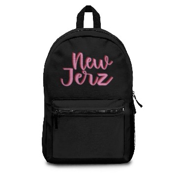 Discover New jerz | New Jersey USA typography art gift Backpacks
