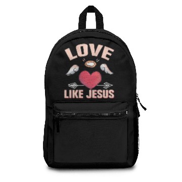 Discover Love Like Jesus Cute Valentines Day Backpacks