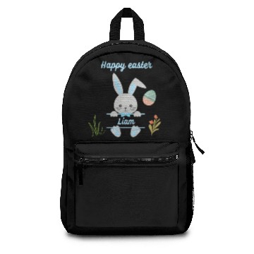 Discover Happy easter liam cute easter bunny gift Backpacks