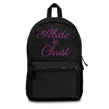 Discover Abide in Christ | Pink Backpacks