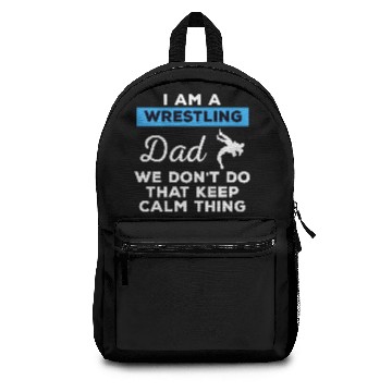 Discover Funny Wrestling Dad Backpacks