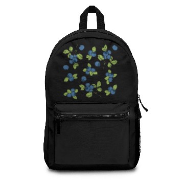 Discover delicious appetizing blueberry pattern. fruit Backpacks