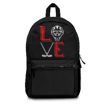 Discover i love ice hockey Backpacks