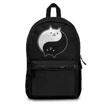 Discover Ying Yang Cat Backpacks