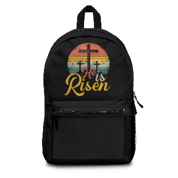 Discover He Is Risen Christian Easter Backpacks