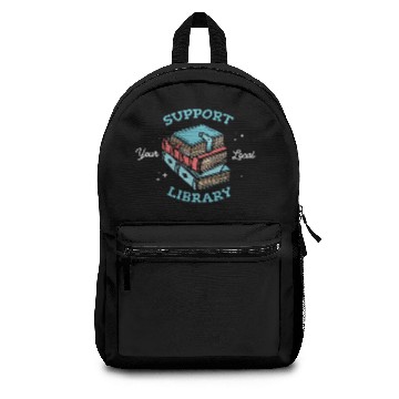 Discover Support your local library Librarian Backpacks