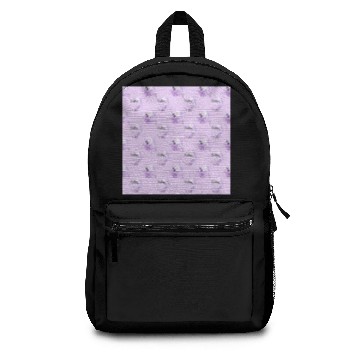 Discover Purple Flower Botanical Easter Egg Style Pattern Backpacks