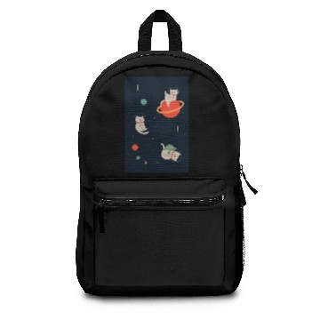 Discover Space Kittens Poster Backpacks