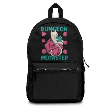 Discover Cute Dungeon Meowster Backpacks