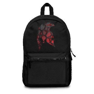 Discover Sparta Design abstract, impulsive red Backpacks