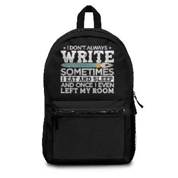 Discover Novelist Author Writer Backpacks