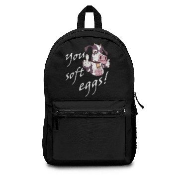 Discover Denglish softegg sissy funny saying language quote Backpacks