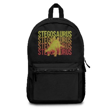 Discover Stegosaurus Flames Gift Idea Backpacks