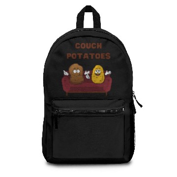 Discover Couch potatoe lazy potato comic chilling Backpacks