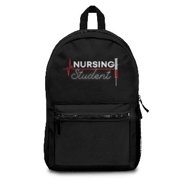 Discover Nursing Student with Syringe Premium Backpacks