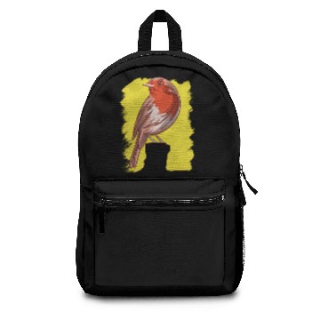 Discover robin bird flying animal Backpacks
