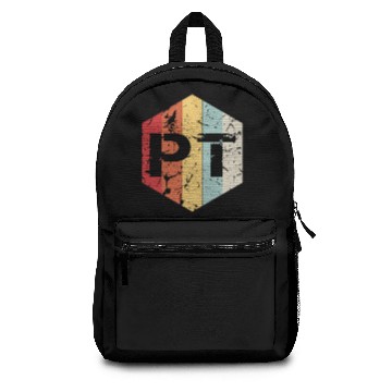 Discover Physical Therapy - Retro Hexagon Backpacks