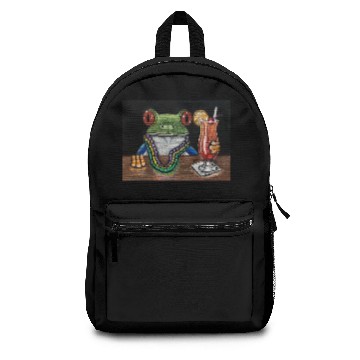 Discover "Mardi Gras Hurricane"-Frogs After Five collection Backpacks