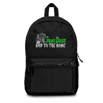 Discover grave digger Bad tot the Bone Backpacks