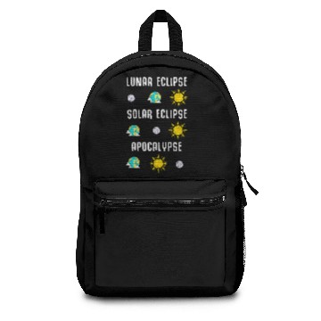 Discover Lunar Eclipse, Solar Eclipse, Apocalypse Backpacks