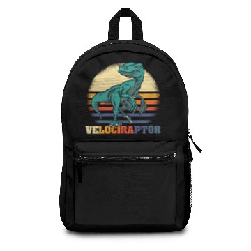 Discover Velociraptor Retro Dinosaur Backpacks