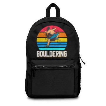 Discover Retro Bouldering Man Backpacks