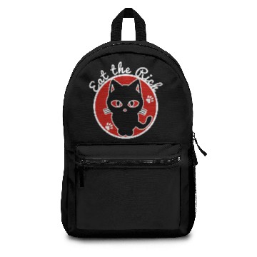 Discover anti capitalist Eat the Rich Backpacks