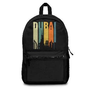 Discover Dubai Retro Backpacks