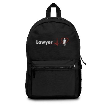 Discover FANCY LAWYER HEARTBEAT DESIGN Backpacks